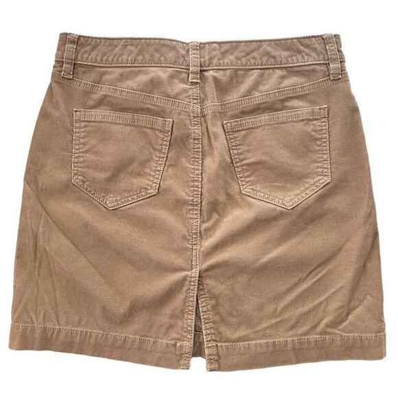 Old Navy Women's Classic Flannel Corcory Skirt Size 4 Tan 4 Pockets See Photos - Picture 2 of 8